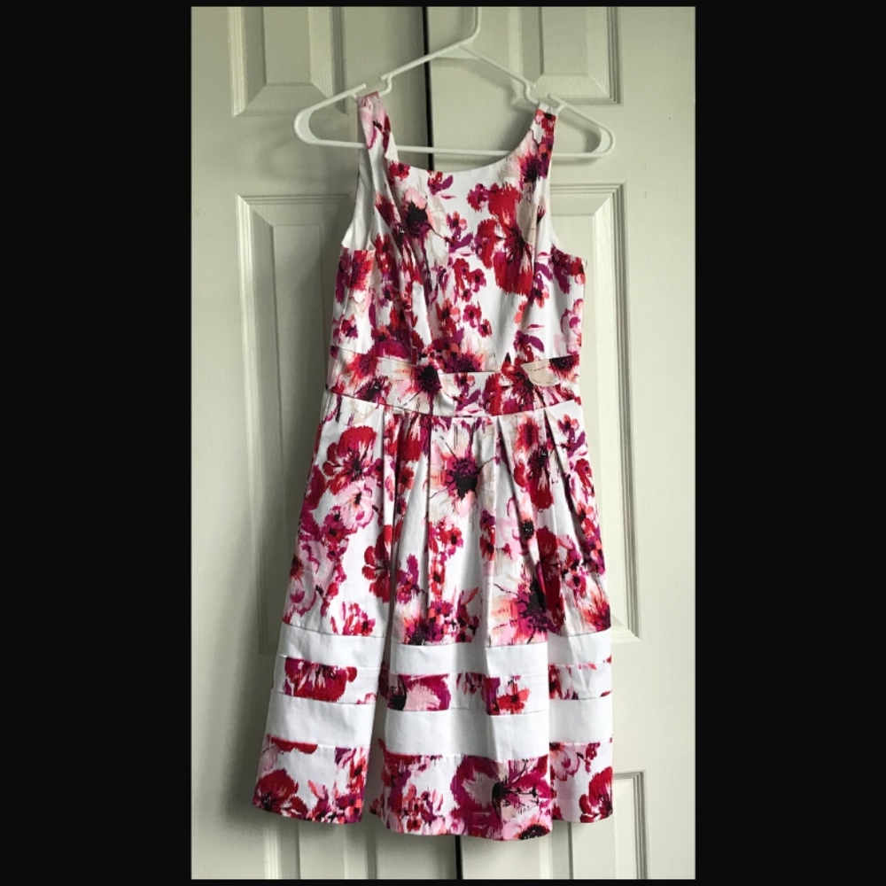 WHBM Floral A-line Dress
